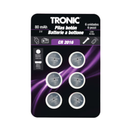 TRONIC® Pilhas Tipo Botão 6 Unid.