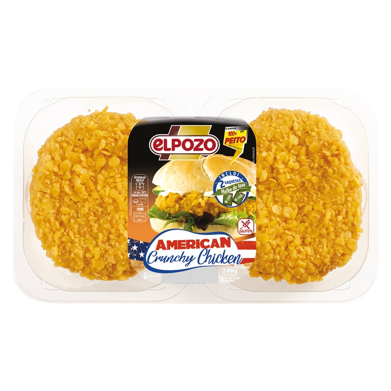 Hambúrgueres Crunchy de Frango