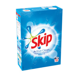 Skip®  Detergente em Pó Active Clean 55 Doses