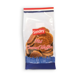 SONDEY® Mini Waffers Holandesas com Caramelo