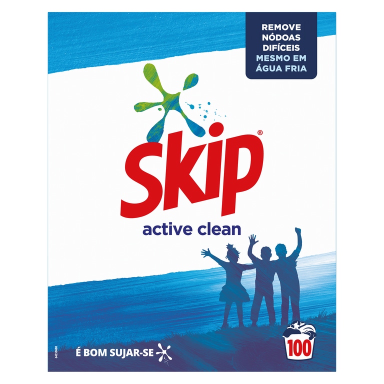 SKIP - Detergente Máquina da Roupa em Pó Active Clean
