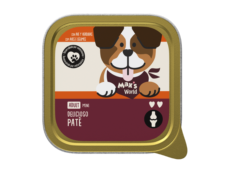 MAX & MILA'S WORLD - Alimento Húmido para Cão Patê
