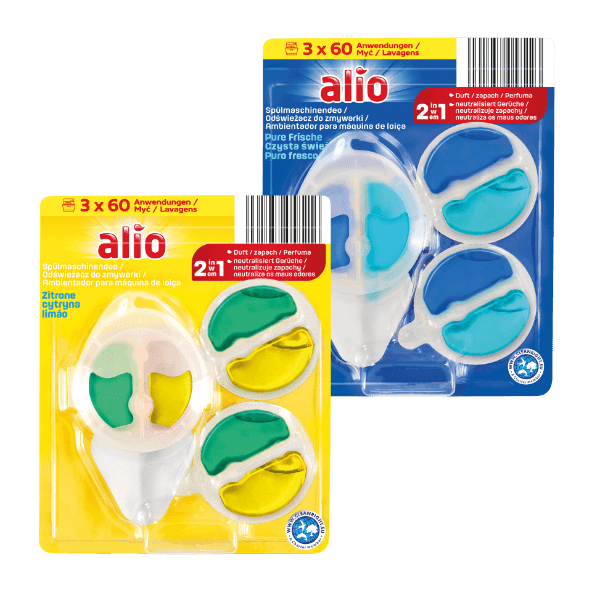 ALIO® - Ambientador para Máquina de Loiça 2 em 1