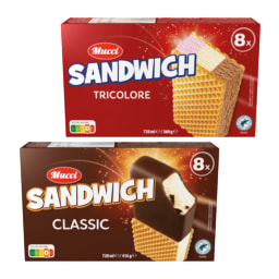 MUCCI® Gelado Sandwich Santo Box