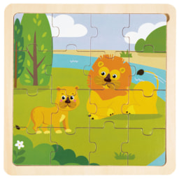 Playtive® Puzzle em Madeira Animais