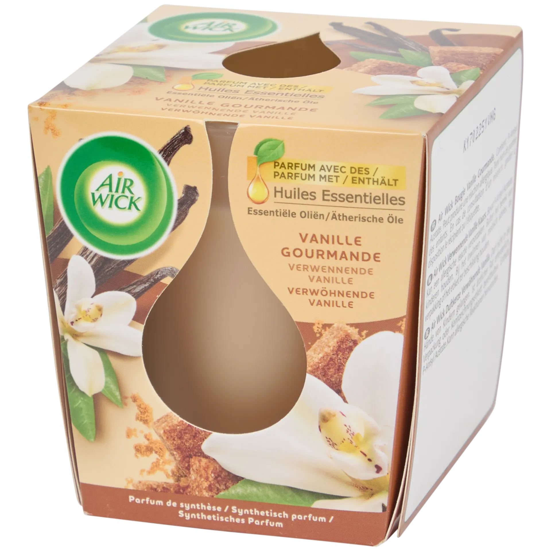 Vela aromática Air Wick Essential Oils Baunilha Deliciosa