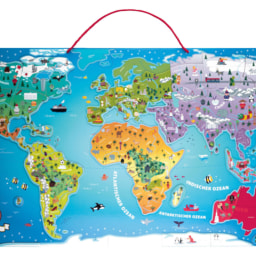 Playtive® Mapa do Mundo Magnético