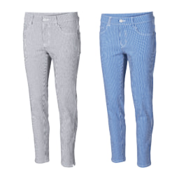 UP2FASHION® - Jeans Riscas para Senhora