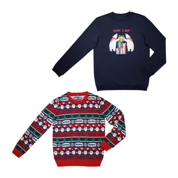 STRAIGHT UP® Pullover de Natal para Homem