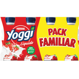 Nestlé® Yoggi Iogurte Líquido de Morango/ Tutti Frutti Pack Familiar