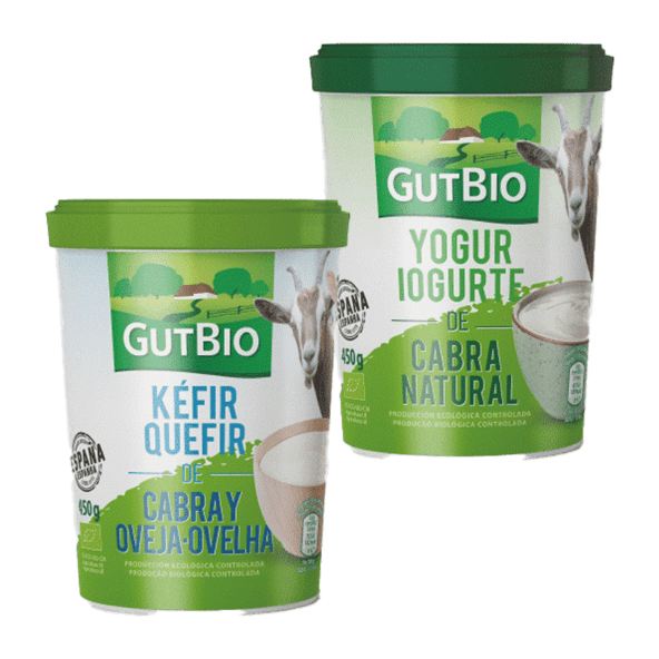 GUT BIO® - Kéfir de Cabra e Ovelha/ Iogurte de Cabra Biológico