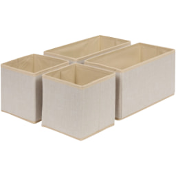 Conjunto de cestos de arrumação
