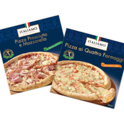 ITALIAMO® Pizza de Fiambre e Queijo / 4 Queijos