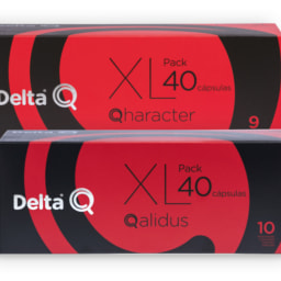 DELTA Q® Cápsulas de Café Qharacter / Qalidus Pack XL