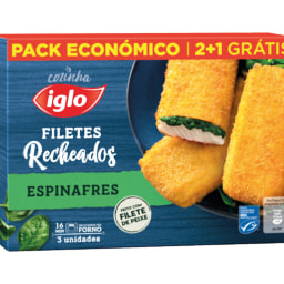 Iglo® Filetes Recheados Espinafres/ Tomate e Mozzarella