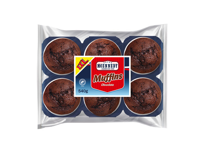 Muffins de multiPROMOS Pedaços com McEnnedy® - Chocolate