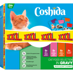 Coshida® Alimento Húmido com Pedaços para Gatos XXL