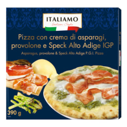 Italiamo® Pizza com Espargos e Bacon